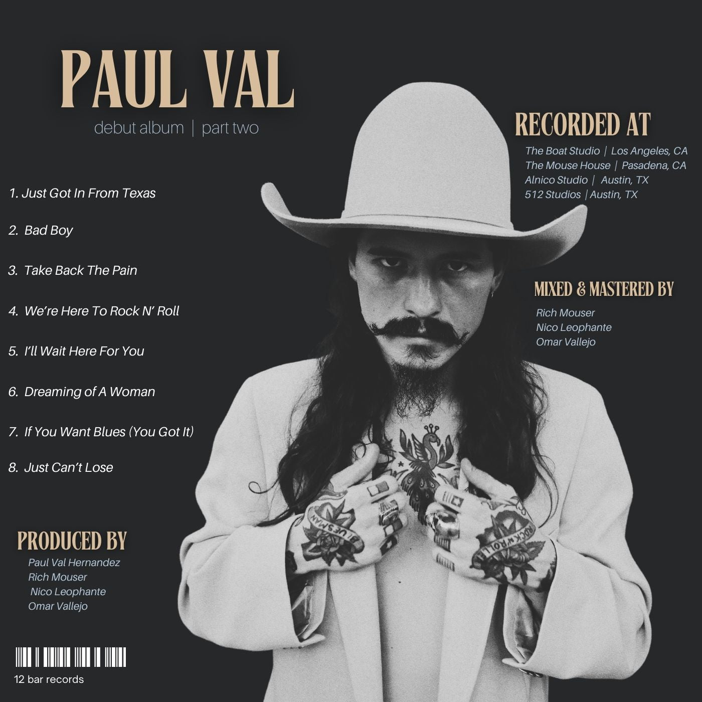 PRE-ORDER - PAUL VAL Debut Double Albums Albums- Surprise Box Set  - Autographed Vinyls